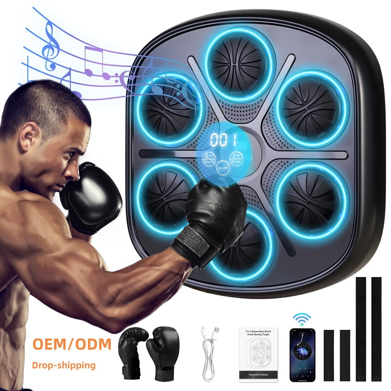 Smart Music Boxing Machine Training Equipment Vertical Boxing Practice Wall Target Strength Machine Children's Reaction Boxing Target Smart Music Boxing Machine Training Equipment Vertical Boxing Practice Wall Target Strength Machine Children's Reaction Boxing Target