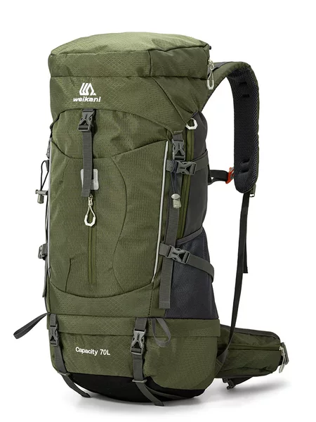 Cross-Border New Product Outdoor Backpack Mountaineering Bag Hiking Sports Bag 70L Travel Backpack Large Capacity Travel Backpack