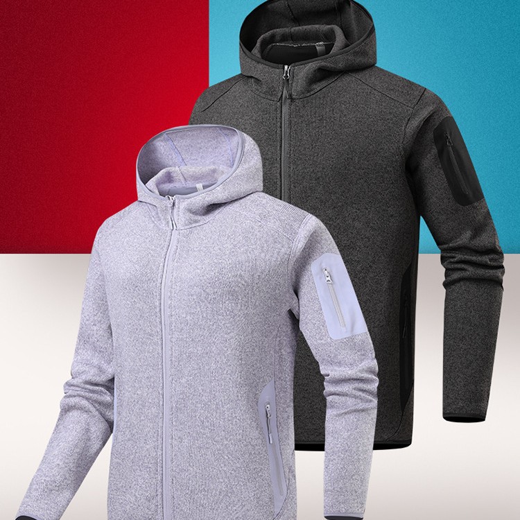 Fleece Jacket Similar to Big Brand Styles, New Autumn and Winter Model, Hooded Cardigan, Long-Sleeve Skin-Friendly Fleece Coat, Warm and Cold-Resistant Long-Sleeve