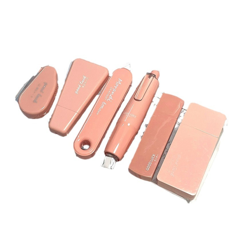 Cinturón de corrección multifuncional conjunto de alto valor facial lindo correa de corrección silenciosa mini correa de corrección de tapa giratoria