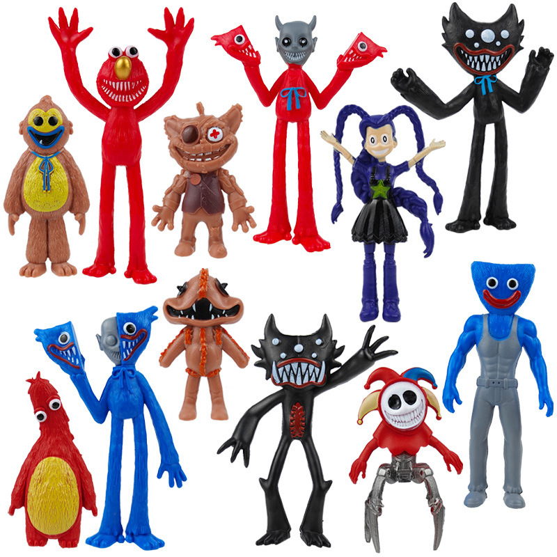 Cross-Border New Product Poppy Playtime Game Figure Chapter 5 Lily Prototype Clown Fusion Monster Doll Model Ornament Cross-Border New Product Poppy Playtime Game Figure Chapter 5 Lily Prototype Clown Fusion Monster Doll Model Ornament
