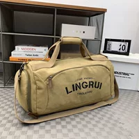 Дорожная сумка LINGRUI, вместительная сумка‑даффл с разделением для влажного и сухого, спортивная