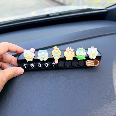 Interior Accessories in the Car: Nömrəli dayanma kartı - bunny-crossdress-black-base