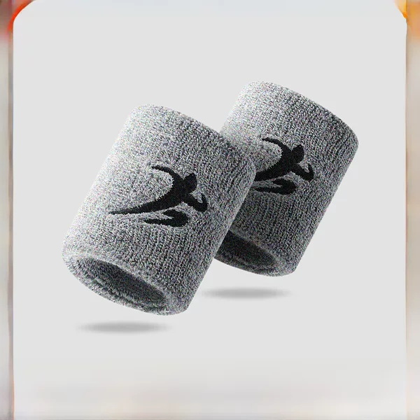 Leiqi Sports Wristband Men's and Women's Running Fitness Tennis Badminton Towel Breathable Sweat Absorbing High Elastic Wristband