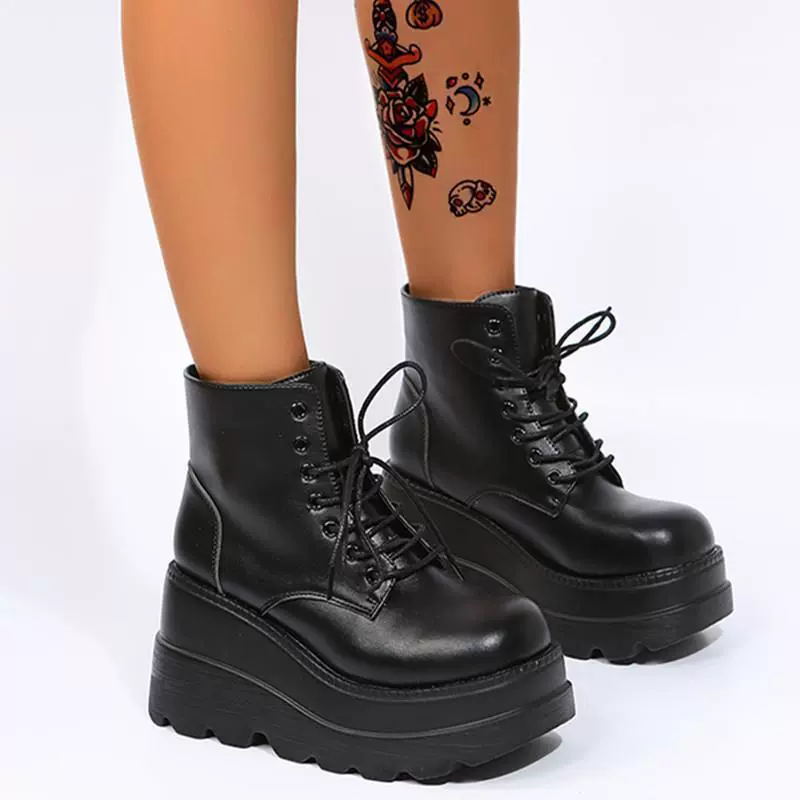 Martens, high thin boots platform, European style, plus size, wish