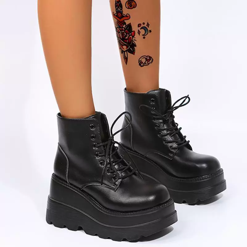 Martens, high thin boots platform, European style, plus size, wish