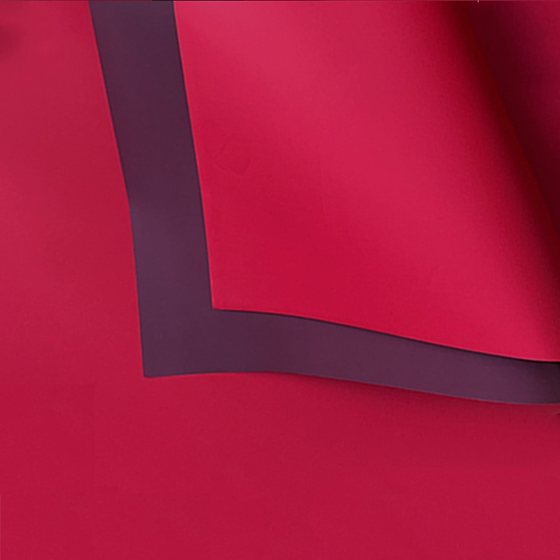 Papel de Regalo Rojo con Diseño de Flores para Bodas, Papel Festivo, Papel de Arte, Materiales de Embalaje Florales, Embalaje de Flores para Manualidades