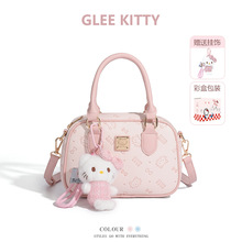 GLEE KITTY2026新款压花猫咪包轻奢百搭洋气手提单肩斜挎波士顿包