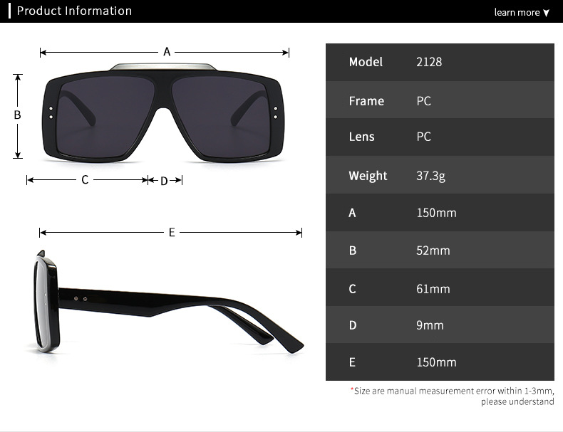 2023 New Large Frame Sunglasses for Women Irregular Fashion Sunglasses for Men Wholesale 2128_voghion.com