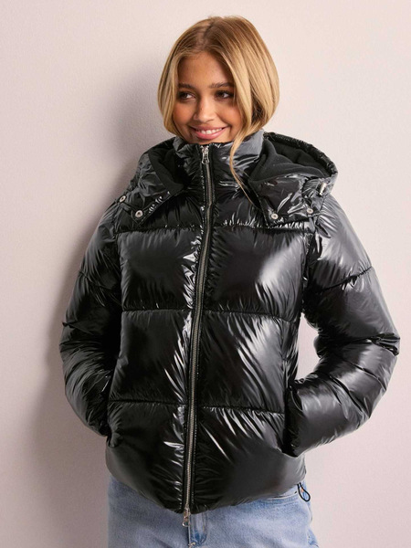 winter solid color elite down jacket for leisure with hood
