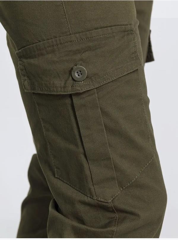 Herren Freizeithose Mit Vielen Taschen Aus Stretch Baumwolle_voghion.com