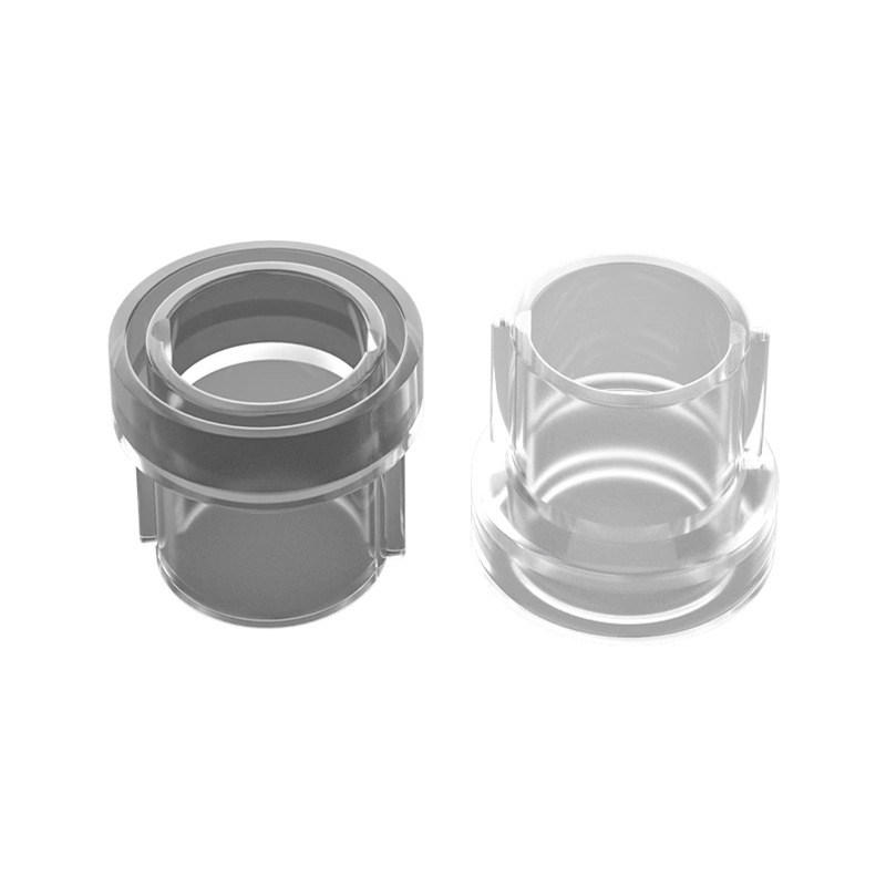 TPE Foreskin-Blocking Ring Set with Bead Design, Manual Glans Sensitivity Trainer, Transparent & Translucent Black — detail image 10