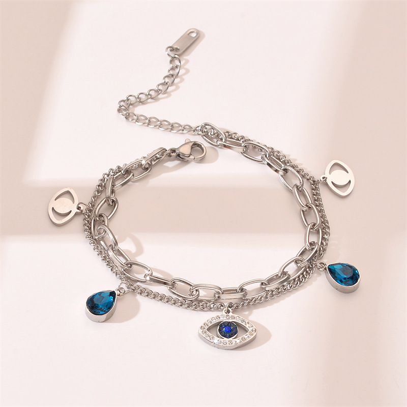 Corea del Sur Dongdaemun moda pulsera de acero de titanio nicho mujer diseño de acero inoxidable sensación de alta calidad joyas de pulsera transfronteriza universal