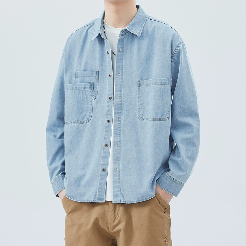 Autumn comfortable shirt, universal long-sleeve, oversize