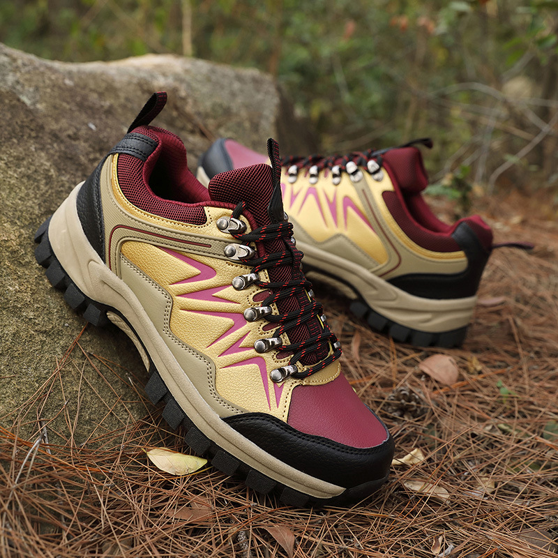 Cross-border Venta caliente al aire libre antideslizante transpirable bajo-top senderismo zapatos hombres camping viajes senderismo fuera de la carretera zapatos Casuales