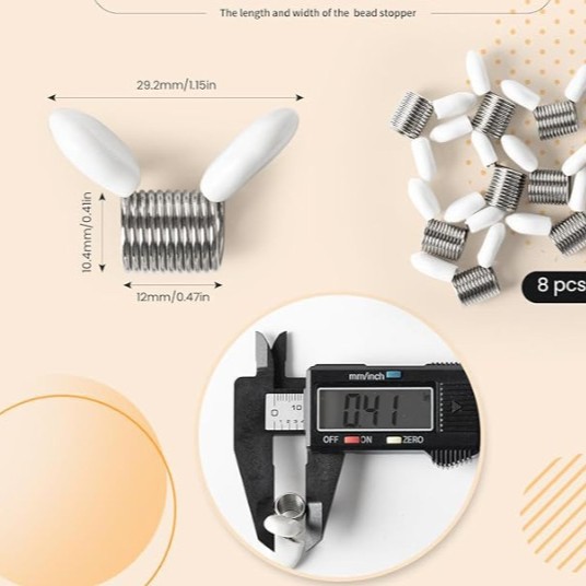 Mini fijación de cabeza de alambre herramienta de cuentas antideslizante anti-caída fijación artefacto mágico jewrlry hacer herramientas