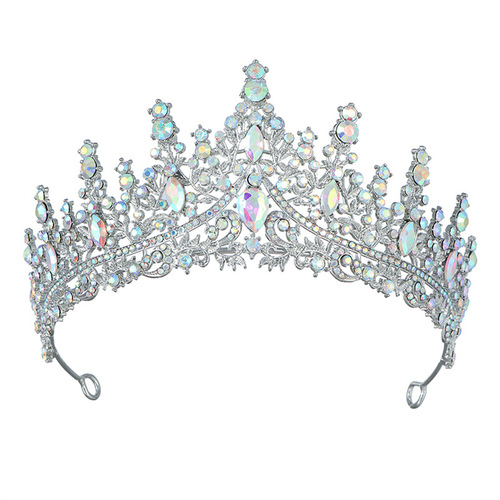 New luxury full diamond bridal crown headband wedding dress accessories elegant temperament crystal bridal crown hair accessories