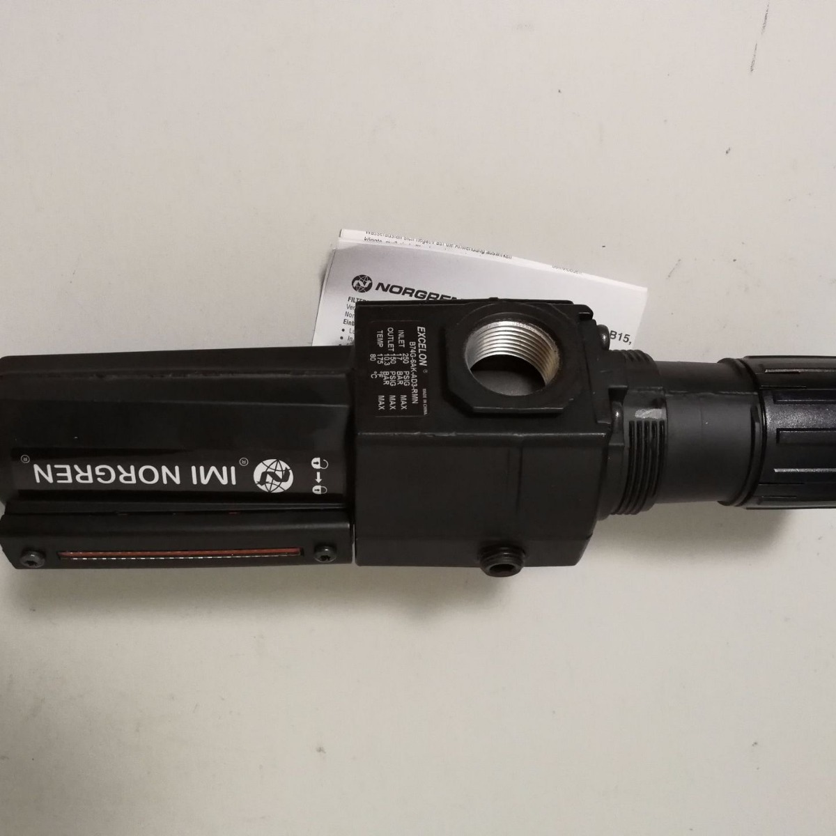 B74G-6AK-AD3-RMN现货诺冠IMI NORGREN原装正品过滤减压阀