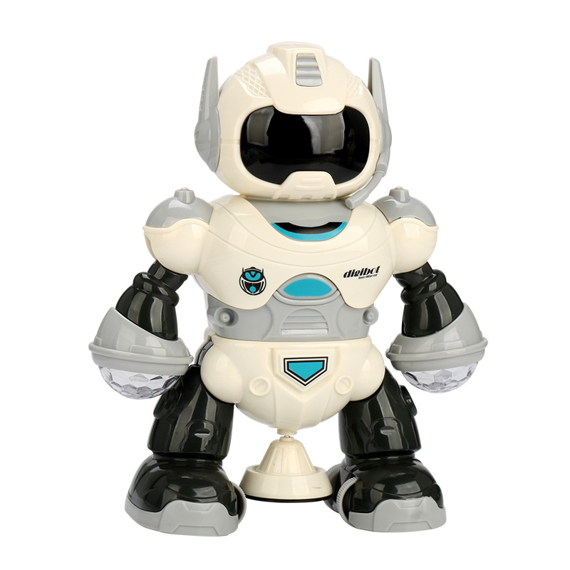 Robot de baile eléctrico para niños juguete música truco ligero rotación tecnología sentido swing robot de baile