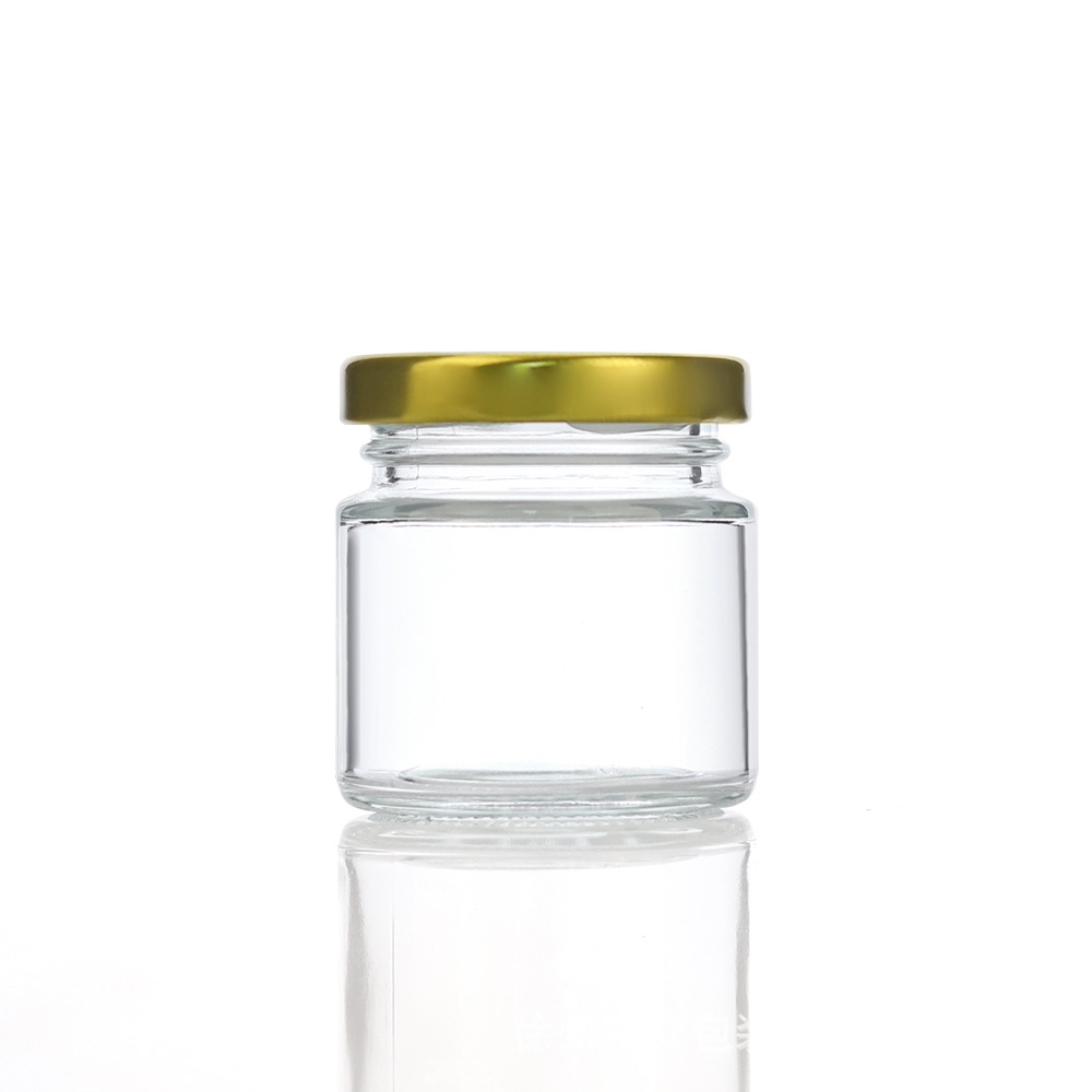 Fabricante suministro de stock de botellas de mermelada de miel pequeñas botellas de condimento botellas de gelatina botellas de vidrio selladas