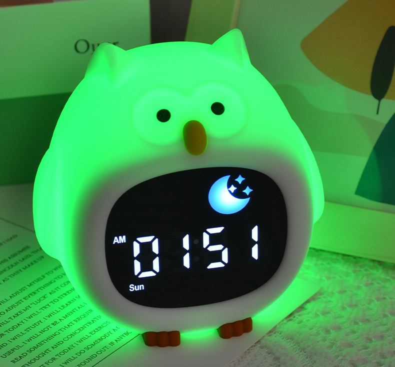 Nueva forma de animal, palmaditas, descompresión, cambio de color, luz nocturna, luz auxiliar para dormir, luz de despertador de regalo transfronteriza