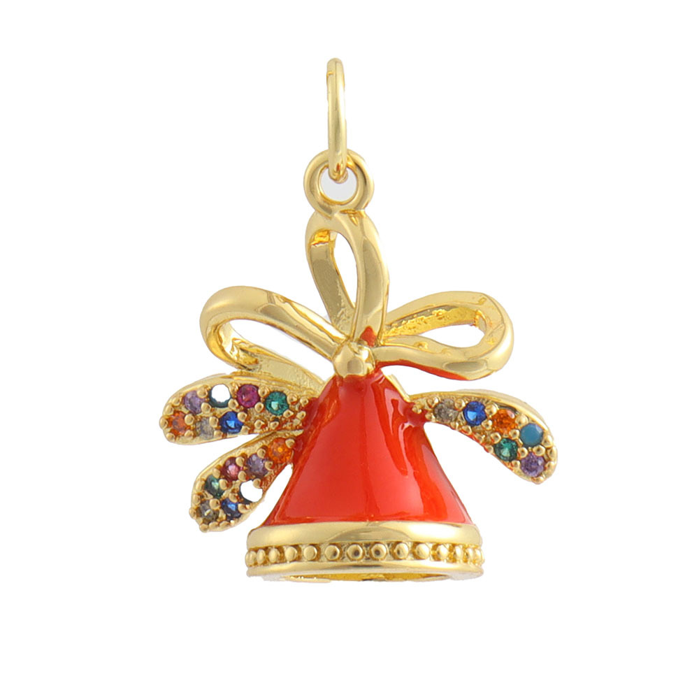 3g Weight Pendant Jewelry Making Type 15 * 22mm Jewelry Making Size Zircon Inlay Material DIY Jewelry Accessories Classification 1 Piece Quantity Copper Material Christmas Festival Christmas Tree, Bell, Snowflake Pattern Inlay Design IG Style Style 1 Piece 15 * 22mm Copper Zircon Christmas Tree Bell Snowflake Pendant 3