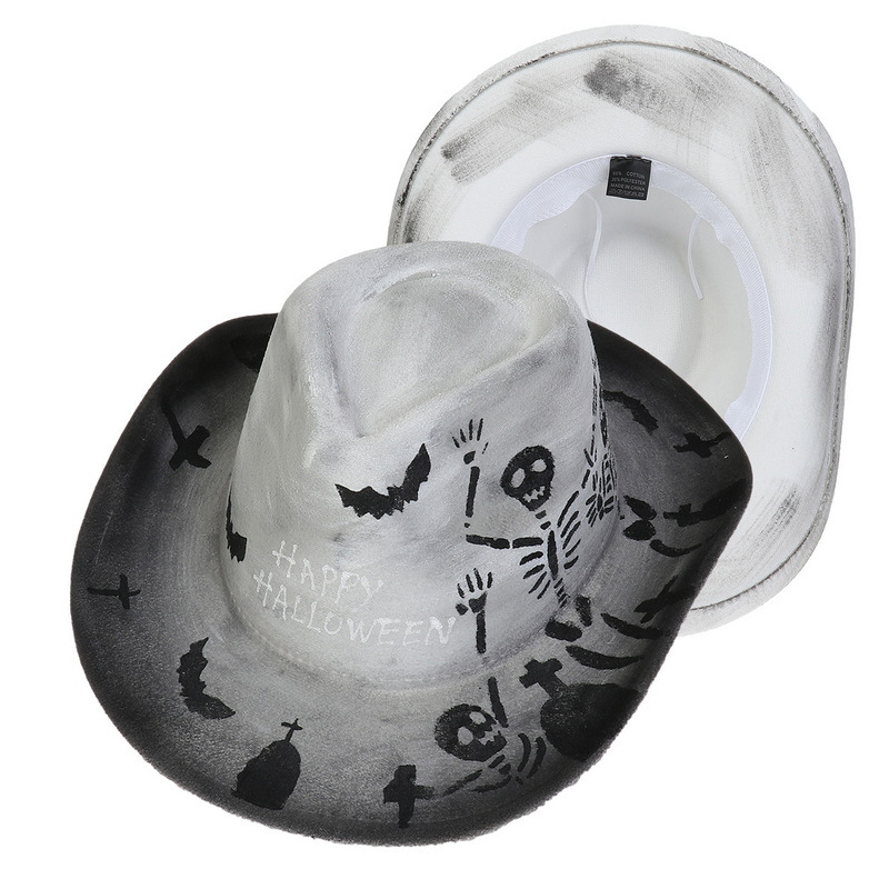 Halloween Party Bunte Ball Leistung Hut Geist Festival Requisiten Cowboy Schneemann Muster_voghion.com