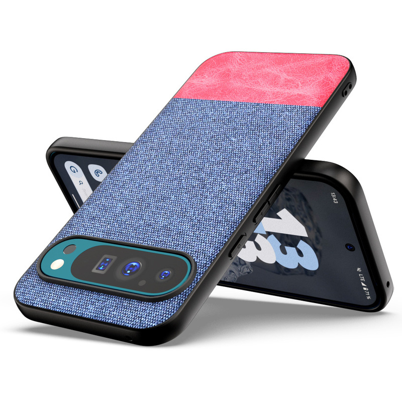Suitable for Google Google Pixel 9 8 7 6 Pro 5A Mobile Phone Case Soft Edge Anti-Fall Canvas Protective Cover