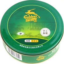 金鹿蚊香手工线香家用驱蚊酒店卫生间去异味檀香熏香超市批发