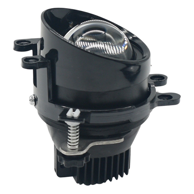 Luces antiniebla LED de tres colores para automóviles, modificación de lente de luz dual de 3 pulgadas, luz blanca, luz amarilla, amarillo claro, adecuadas para Ford, General Motors, Nissan.