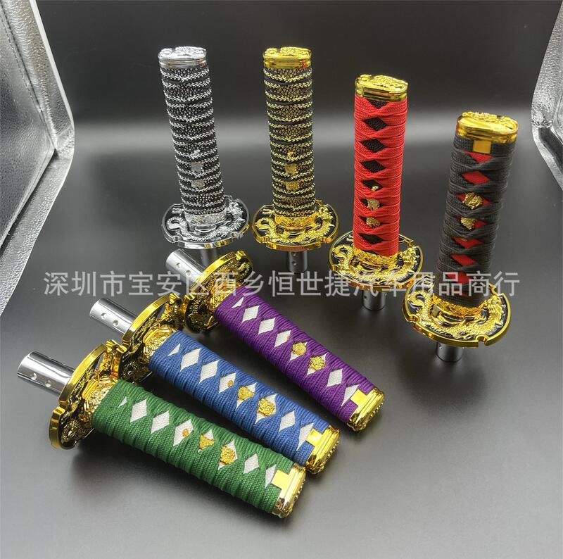 Cross-border new car universal modified gear head accessories samurai sword gear head long gear handle head wave stick head Cross-border new car universal modified gear head accessories samurai sword gear head long gear handle head wave stick head