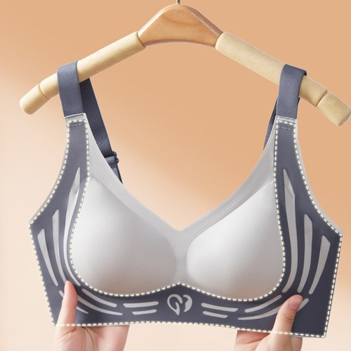 Cross-border foreign trade soft support bras for women with small breasts, push-up, anti-sagging, running shockproof sports fixed cups