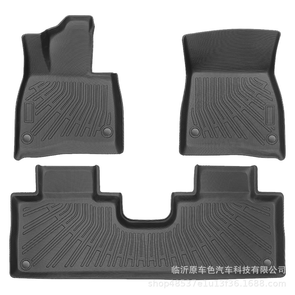 Aplicable a Mercedes Benz EQS EV SUV 23 - 25 3D todo el tiempo material TPE almohadilla de suelo