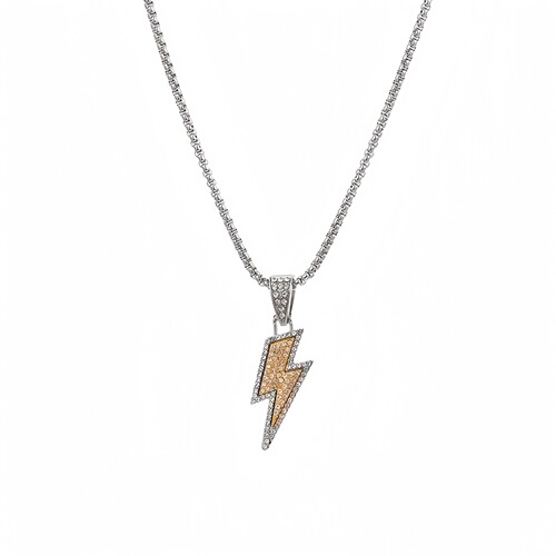 European and American-style trendy accessories: Simple, elegant two-metal-bar tassel pendant necklace—long sweater chain for women