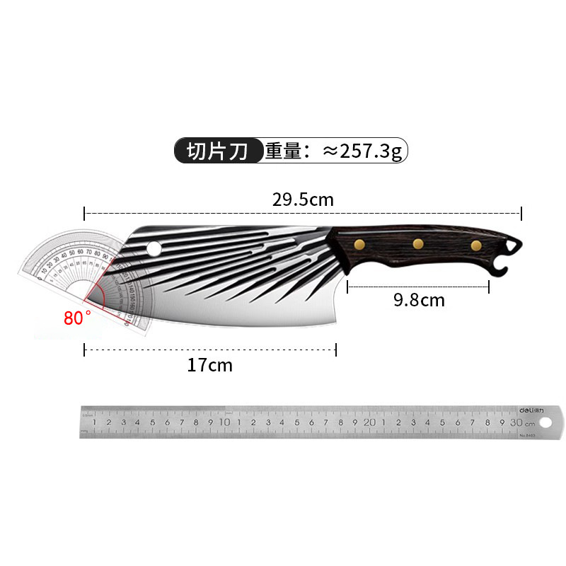 Cuchillo de corte de carne cuchillo de cocina de acero sin molienda cuchillo de cocina cuchillo de ahorro de mano de obra cuchillo de corte de pescado doméstico