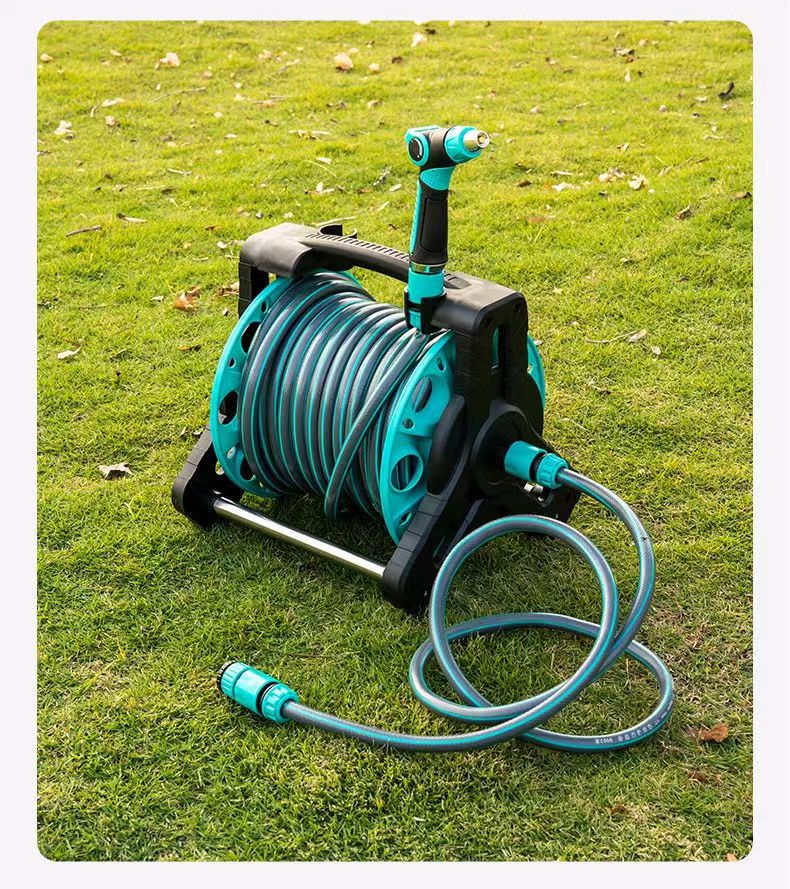 Household High-Pressure Car Wash Water Gun Hose, Garden Hose, Plastic Pipe, Hose for Watering Flowers, Hose for Connecting to the Water Faucet Set
