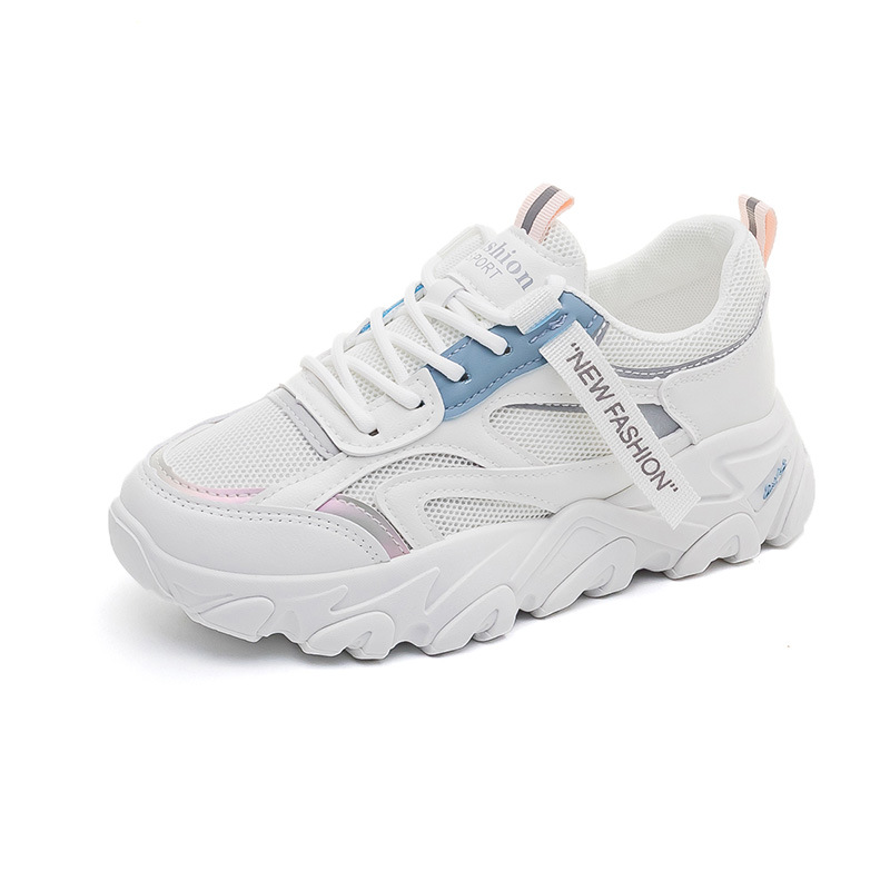 Zapatos estilo Dad para mujer, primavera 2022, nuevos, con suela gruesa, que aumentan la altura, zapatillas versátiles, estilo coreano, modernos, informales, 7788