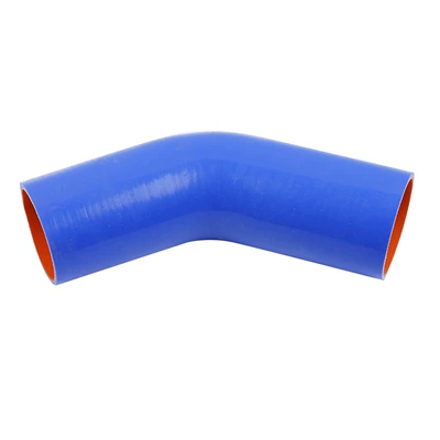 Wholesale of Automotive Silicone Tubes135 ° High-Temperature and High-Pressure Resistant Silicone Bent Pipe with Cloth Reinforcement for Modified Wheel Supercharged Air Intake Pipe. (Sorma kollektoru (Giriş))