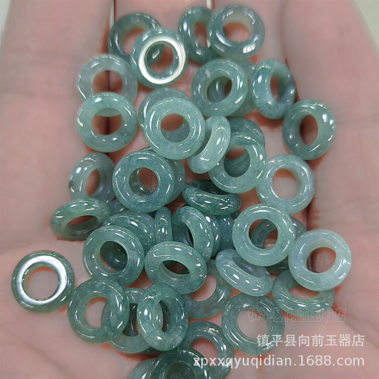 Myanmar Jade Oil Green 8-10mm Coil Jade Running Ring Wholesale DIY Jade Jewelry Accessories Jade Circle Loose Beads Myanmar Jade Oil Green 8-10mm Coil Jade Running Ring Wholesale DIY Jade Jewelry Accessories Jade Circle Loose Beads