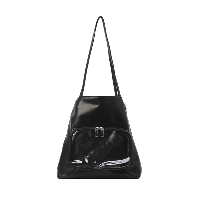 Gran capacidad TOT Commuters 2025 nuevo estilo japonés estilo coreano de moda de ocio bolsa de dolor transparente clase de moda de bolso de hombro