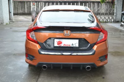 Civic carbon fiber modified Spoiler - 16-20-civic-csl-tailbox-cover