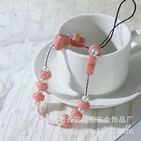 DIY мобильный телефон оболочка ювелирные изделия браслет акриловая Ювелирная цепочка Смола ювелирные изделия ключ кулон браслет из бисера