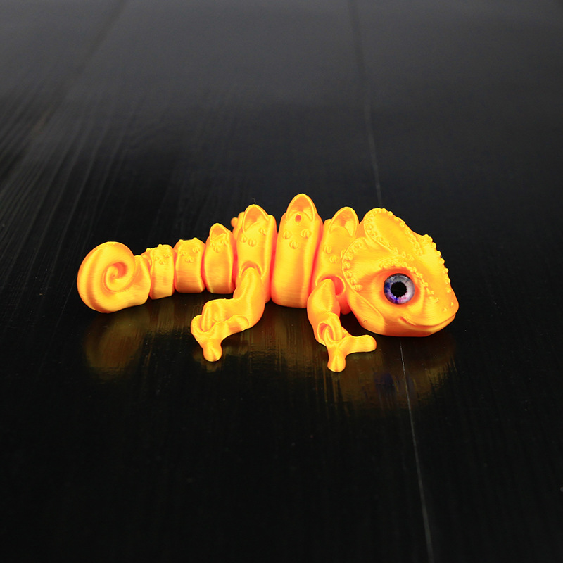 9.5CM 골든 카멜레온