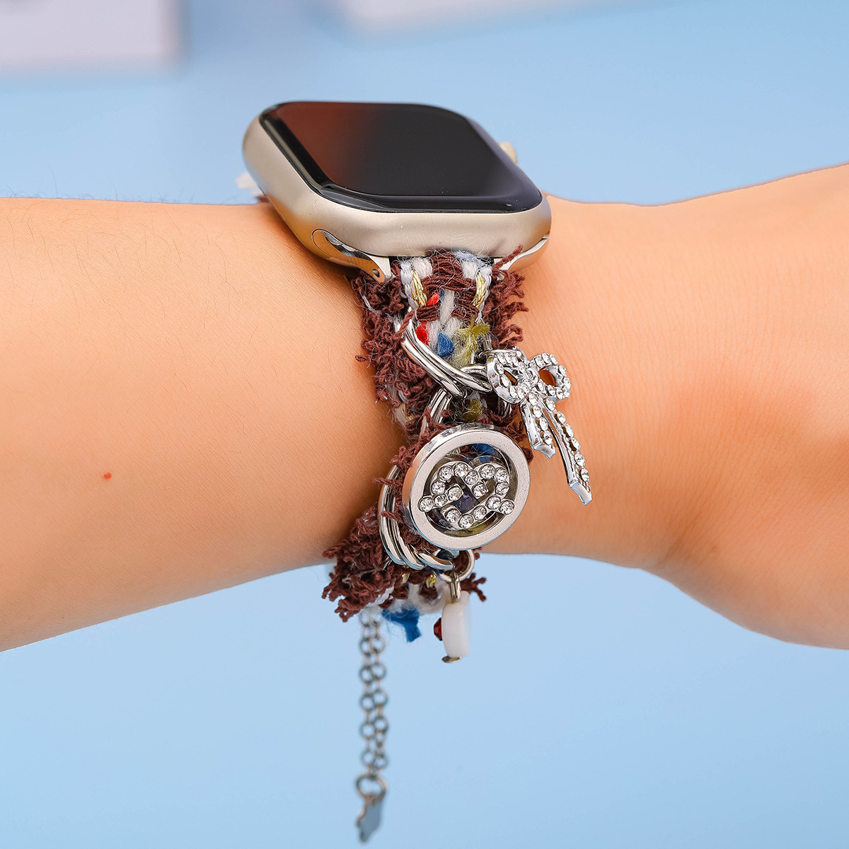 Christmas Woolen Watch Strap For Apple Watch Series 8 And 7_voghion.com