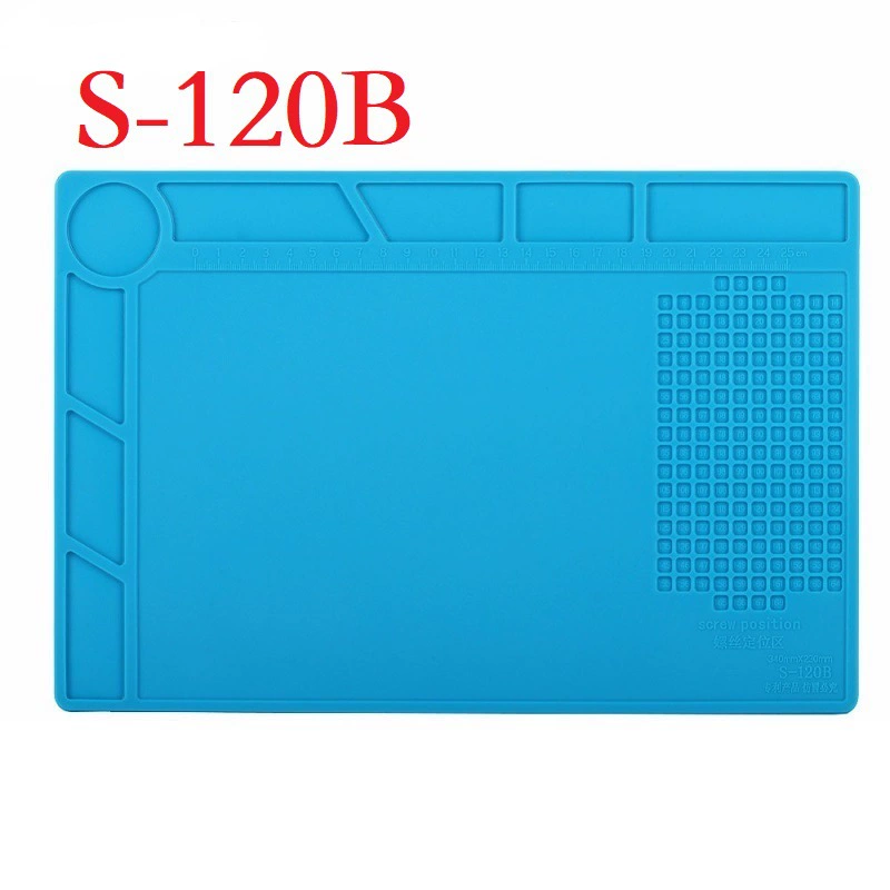 Теплоизоляционная прокладка для ремонта телефона Высокотемпературная настольная прокладка силиконовая прокладка винт позиционирование подушки S-120B