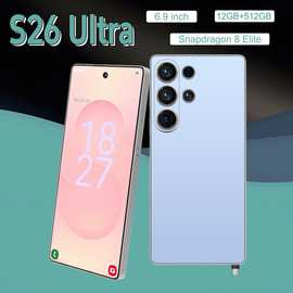 跨境手机S26ultra 6.8英寸大屏1600万像素1+16一体机3G网