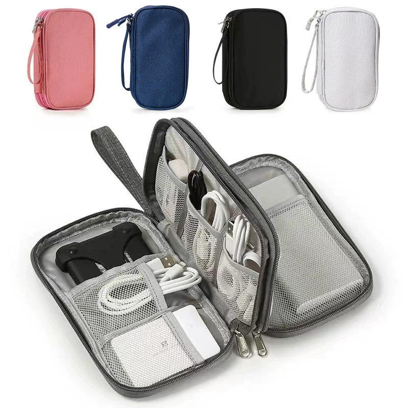 Multi-functional mobile phone digital accessories storage bag data cable storage bag charging treasure U disk headset storage bag
