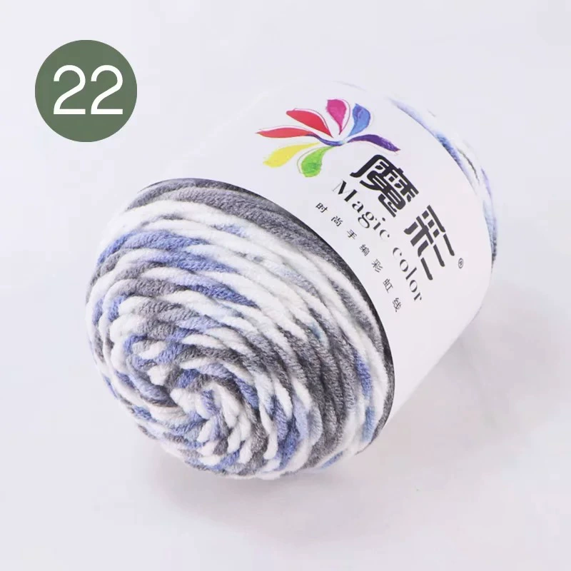 Handmade rainbow yarn ball, multicolor gradient, wholesale options