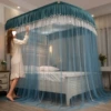Hehui Factory Direct Store [Integrated Iron Elbow Telescopic Mosquito Net] Brilliant Style - Hulan