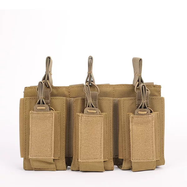 New tactical mother-child triple bag accessories pistol clip bag field vest multi-functional hanging bag outdoor storage bag
